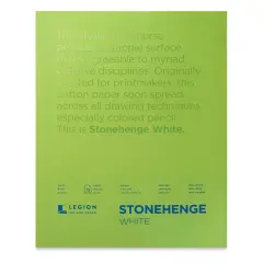 Legion Stonehenge Drawing Paper Pad - 11" x 14", White, 15 Sheets