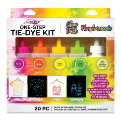 Tulip One-Step Tie-Dye Kit - Glow-in-the-Dark, Kit of 5 Colors