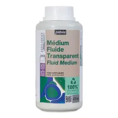 Pebeo Studio Green Transparent Fluid Acrylic Medium - 475 ml
