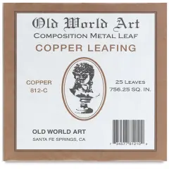 Old World Art Leaf - 25 Sheets, Copper