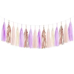 Tassel Garland Kit - Lilac & Rose Gold