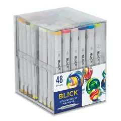 Blick Studio Brush Markers - Assorted Colors, Set of 48