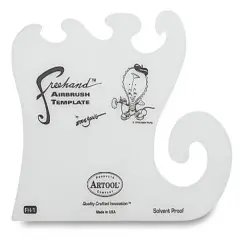 Artool Freehand Essential Seven Airbrush Template - FH-1