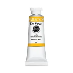 Da Vinci Artists' Permanent Watercolor - Gamboge Hue, 37 ml tube