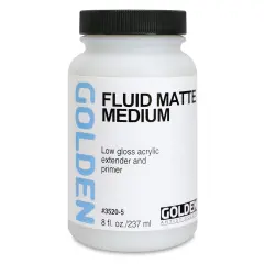 Golden Fluid Medium - Matte, 8 oz jar