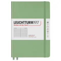 Leuchtturm1917 Ruled Hardbound Notebook - Sage, 5-3/4" x 8-1/4"