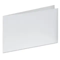 Arturo Horizontal Folded Card - 4-1/2" x 13-3/4", Soft White, Medium Greeting, Package of 100