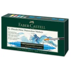 Faber-Castell Albrecht D&uuml;rer Watercolor Markers - Set of 5
