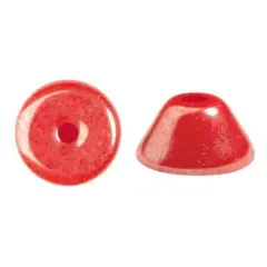 Konos Par Puca&reg; Czech glass bead, Frost Cherry Luster, 10 grams
