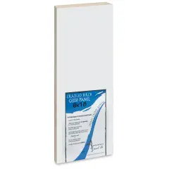 American Easel Gessoed Wood Painting Panel - 6" x 18", 7/8 Cradle