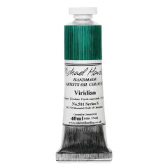 Michael Harding Artists Oil Color - Viridian, 40 ml tube
