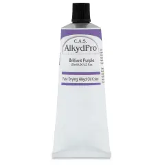 CAS AlkydPro Fast-Drying Alkyd Oil Color - Brilliant Purple, 120 ml tube