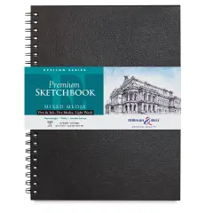 Stillman & Birn Epsilon Series Sketchbook - 12" x 9", Portrait, Wirebound, 50 Sheets