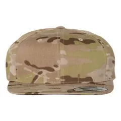 YP Classics&reg; Flat Bill Snapback Cap Multicam Arid