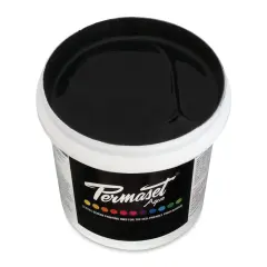 Permaset Aqua Fabric Ink - Process Black, Liter