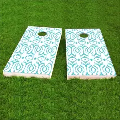 Ikat Cornhole Board Stencil