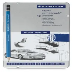 Staedtler Mars Lumograph Pencils - Set of 12
