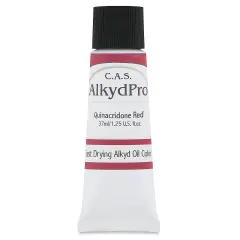 CAS AlkydPro Fast-Drying Alkyd Oil Color - Quinacridone Red, 37 ml tube