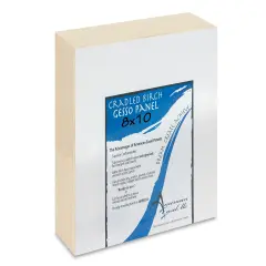 American Easel Gessoed Wood Painting Panel - 8" x 10", 105/8" Deep Cradle