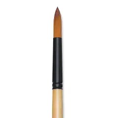 Dynasty Black Gold Brush - Round, Long Handle, Size 8