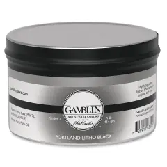 Gamblin Portland Black Litho Ink - 1 lb