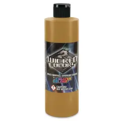 Createx Wicked Colors Airbrush Color - 16 oz, Detail Yellow Ochre