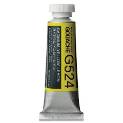 Holbein Artists' Gouache - Cadmium Yellow Lemon, 15 ml tube