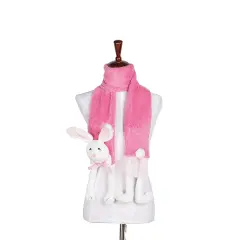 Easter Bunny Rabbit Pink Spring Scarf