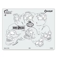 Iwata Artool Freehand Template - Set of 4, BoneHeadz Cranium