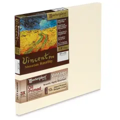 Masterpiece Vincent Pro Artfix Linen Canvas - 10" x 10", Oil Primed