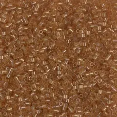 Miyuki Delica Bead 15/0, DBS0118, Transparent Saffron Luster