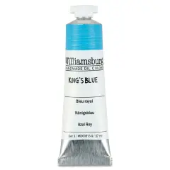 Williamsburg Handmade Oil Paints - Kings Blue, 37 ml tube
