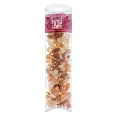 John Bead Czech Glass Bead Mix - Almond Button, 100 g
