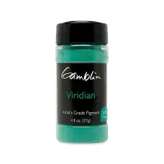 Gamblin Artist's Grade Pigment - Viridian, 4 oz bottle