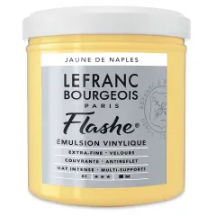 Lefranc & Bourgeois Flashe Vinyl Paint - Naples Yellow Hue, 125 ml jar