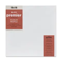 Blick Premier Stretched Cotton Canvas - Museum Profile, Splined, 18" x 18"