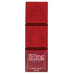 Enkaustikos Wax Snaps Encaustic Paints - Quinacridone Red, 40 ml cake