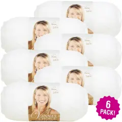 (6 Pack) Lion Brand Vanna's Choice Yarn - White