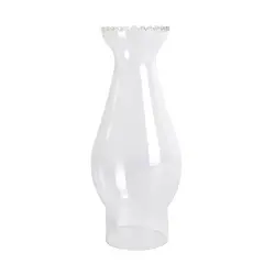 Lehman's Pearl Lotus Oil Lamp Chimney, 2 in Base x 6 3/4 in High