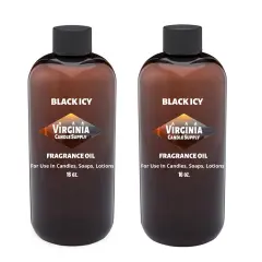 Black Icy Fragrance Oil (Our Version of the Brand Name) (32 oz Bottle) for Candle Making, Soap Making, Tart Making, Room Sprays, Lotions, Car Fresheners, Slime, Bath Bombs, Warmers&hellip;