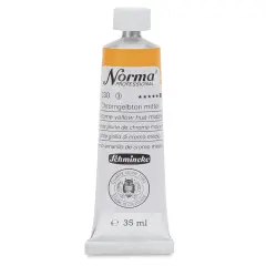 Schmincke Norma Professional Oil Paint - Chrome Yellow Hue Medium, 35 ml, Tube