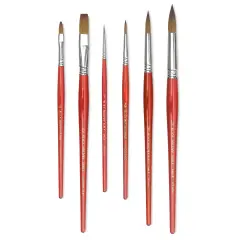 Blick Master Kolinksy Sable Brush Set - Set of 6, Short Handle