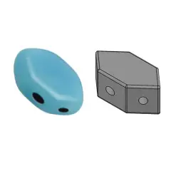 Paros&reg; Par Puca&reg;, PRS-6302, Opaque Aqua