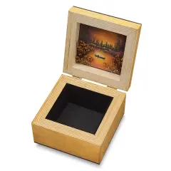 Ampersand Claybord - 5" x 5", Hinged Box