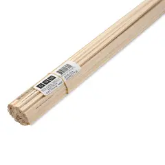 Bud Nosen Basswood Sticks - 3/16" x 3/16" x 24", 36 Sticks