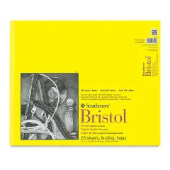Strathmore 300 Series Bristol Pad - 14" x 17", Vellum, 20 Sheets