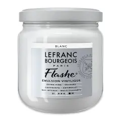 Lefranc & Bourgeois Flashe Vinyl Paint - White, 400 ml jar