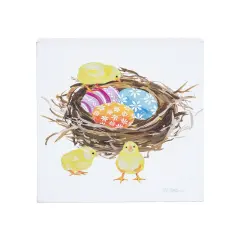 Eggs & Nest Block Easter Shelf Sitter Centerpiece