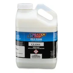 Createx UVLS Clear Top Coat - Gloss, 1 Gallon