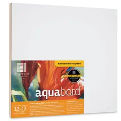 Ampersand Aquabord Panel - 12" x 12", 7/8" Cradled